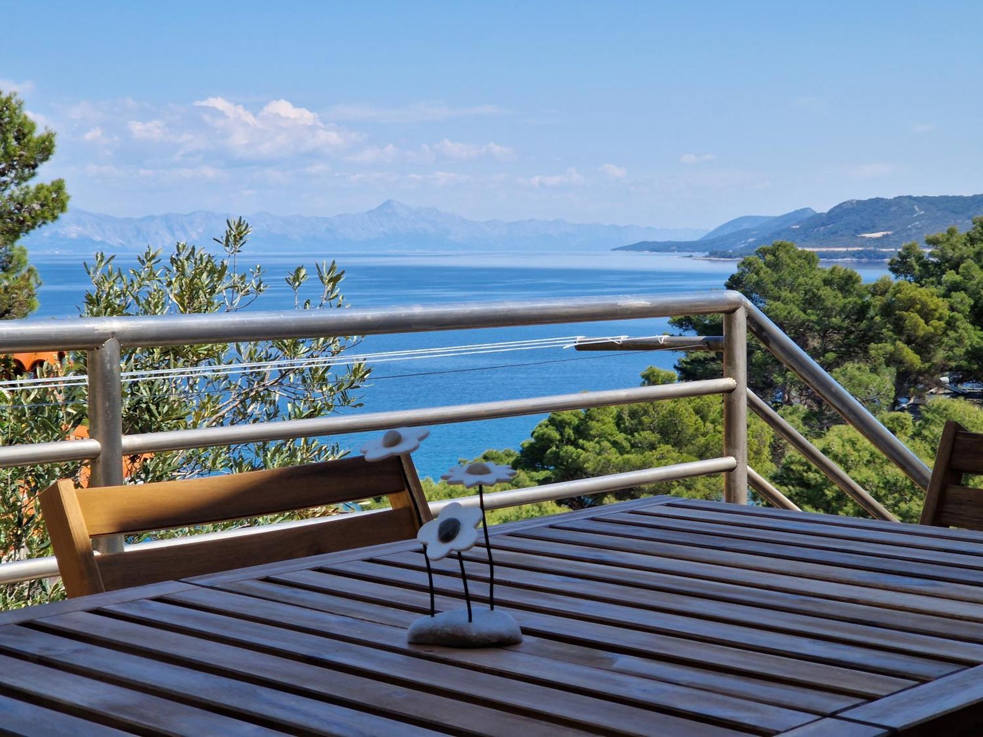 Vitarnja Hills Beautiful Terrace Sea View With Near Turquoise